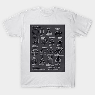 Geometric Formulas T-Shirt